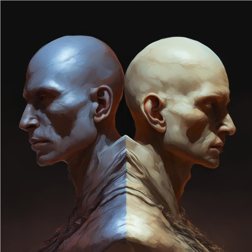 Одна голова хорошо, а вторая мешает жить. Художник — Кандинский Н. С.