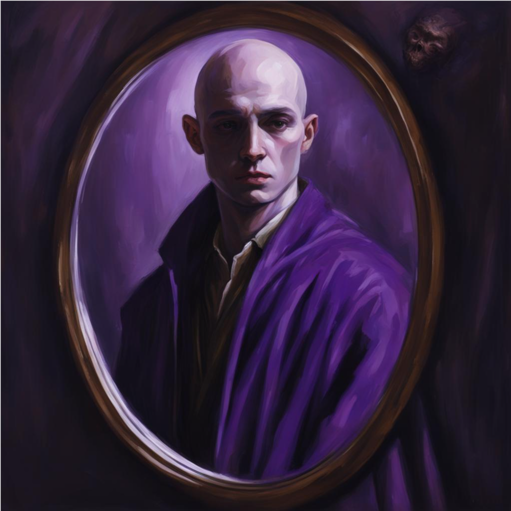 Темный Лорд на затылке как средство для раннего облысения. Художник — Кандинский Н. С.