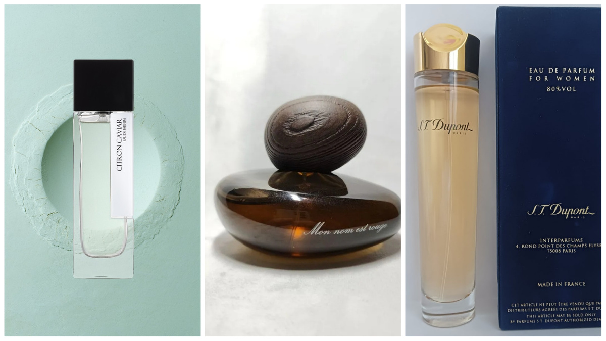 Citron Caviar LM Parfum, Mon Nom est Rouge Majda Bekkali, S.T. Dupont pour Femme.