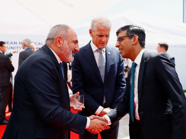 Никол Пашинян и Риши Сунак