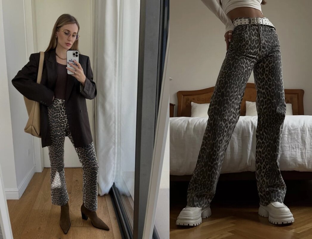 Широкие джинсы WB арт:198371078