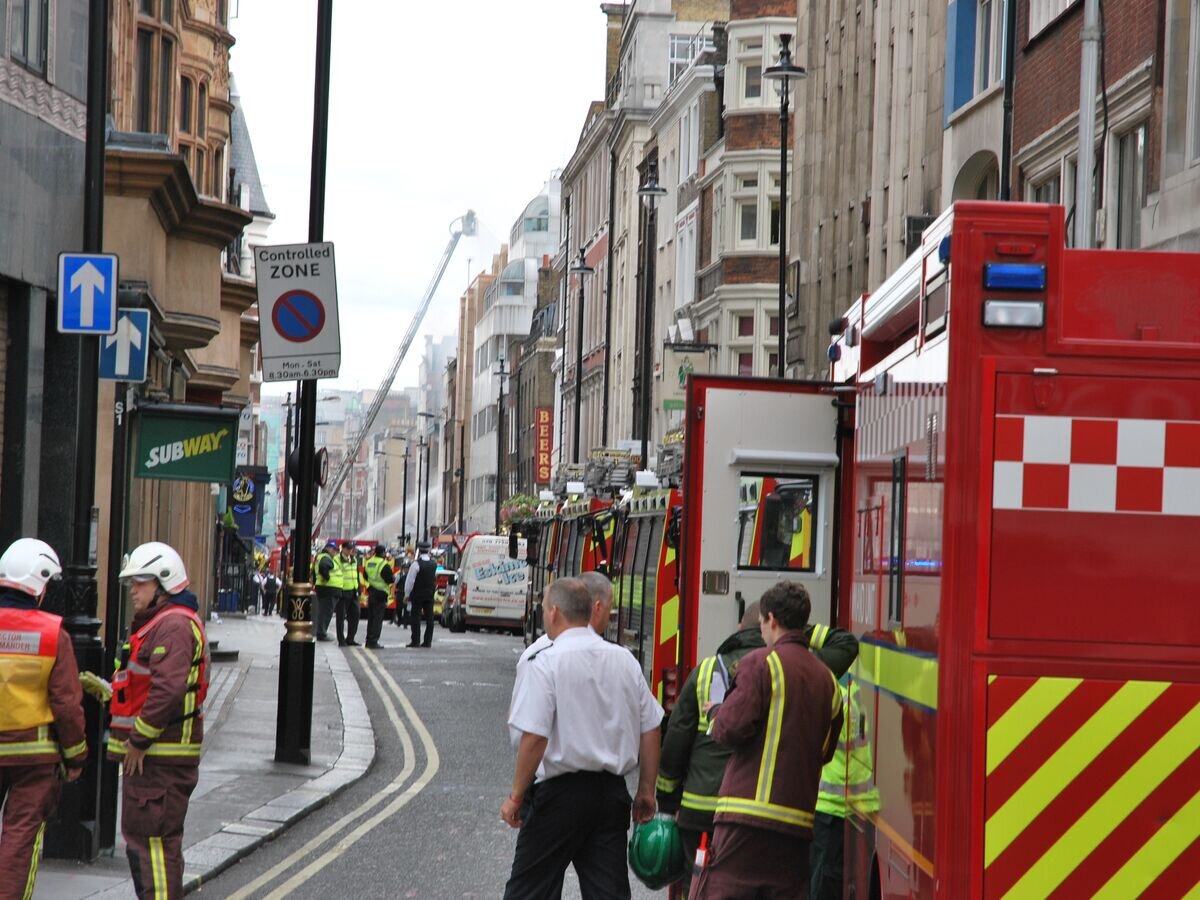   Пожар в лондонском Сохо© РИА Новости / Елена Пахомова