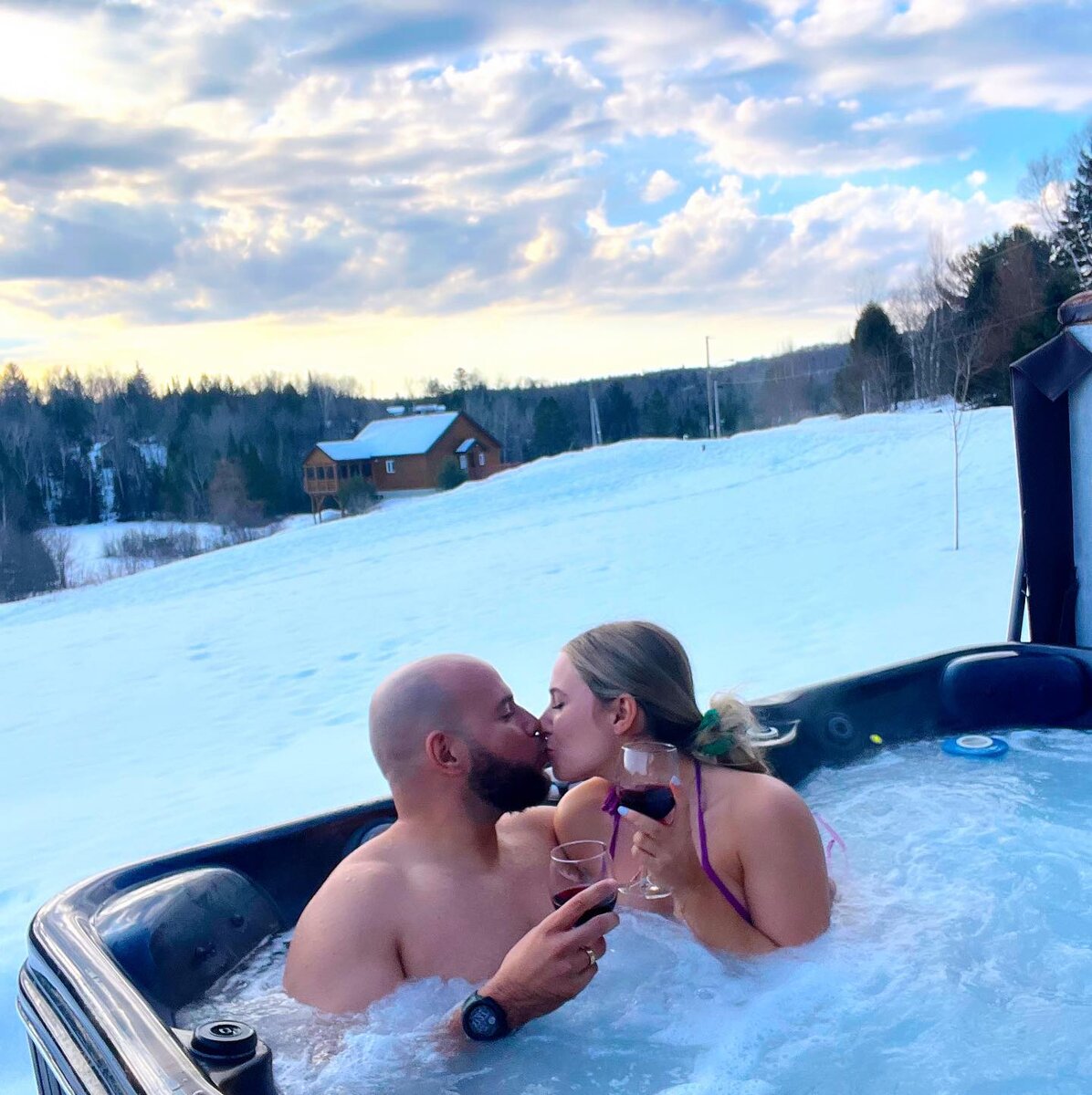 Спа-бассейн можно использовать в любое время года