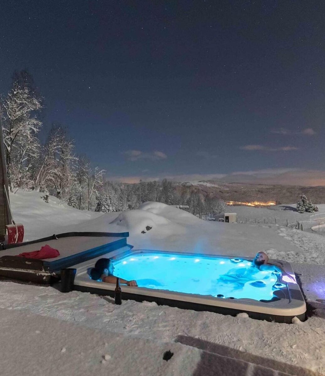 Спа-бассейн на улице