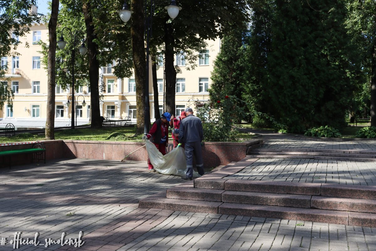   Власти Смоленска рассказали, как проводят работы на Блонье