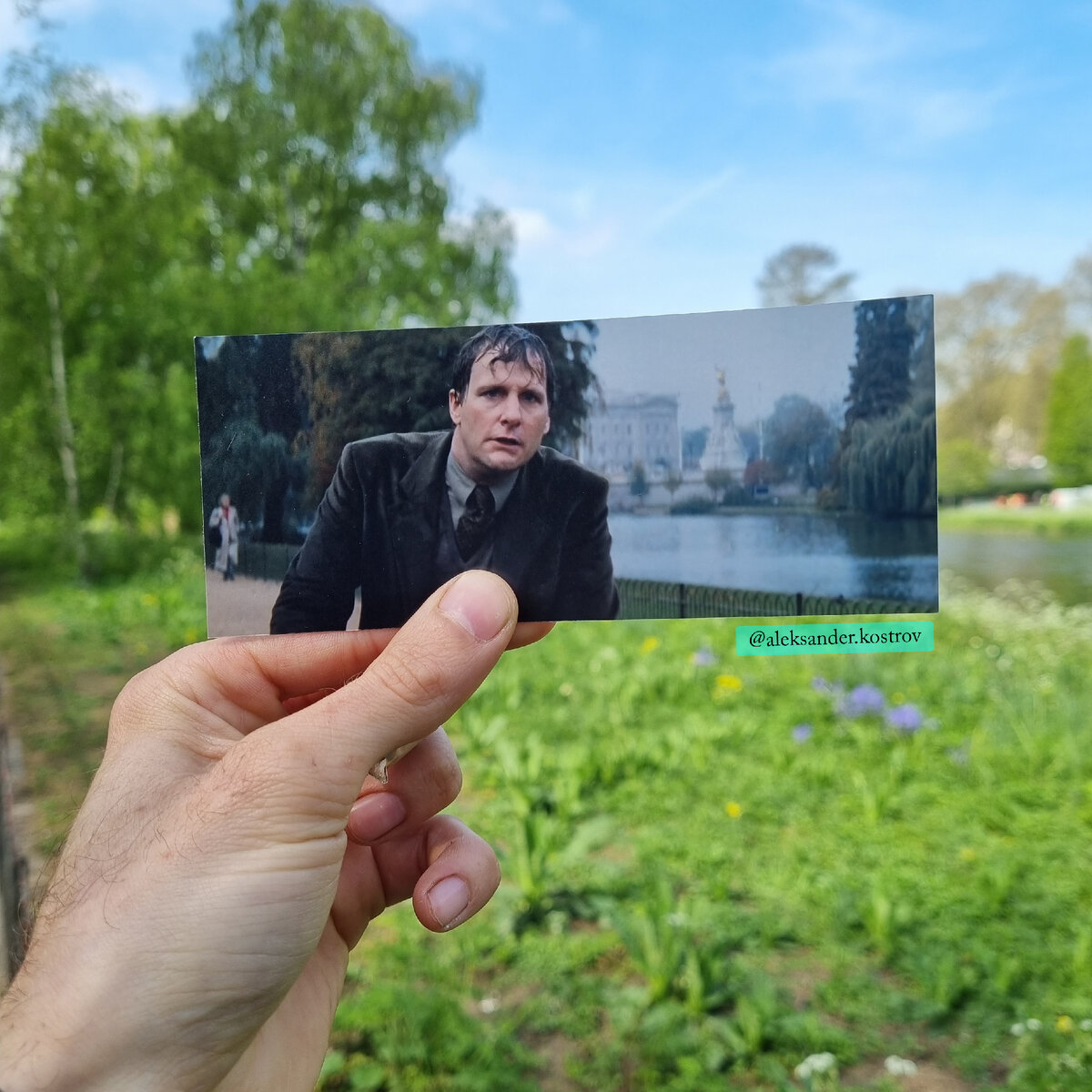 101 Dalmatians, the meeting in the park.