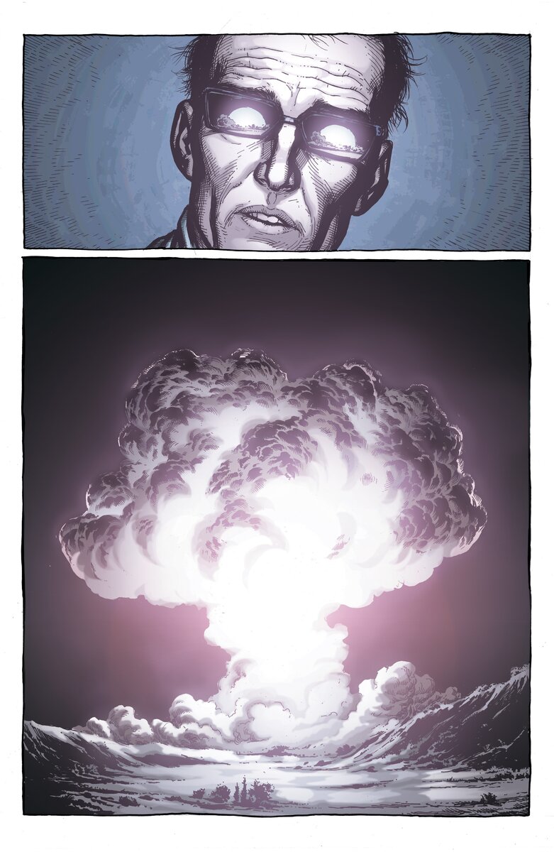 Появление Светящегося Человека в результате ядерного взрыва