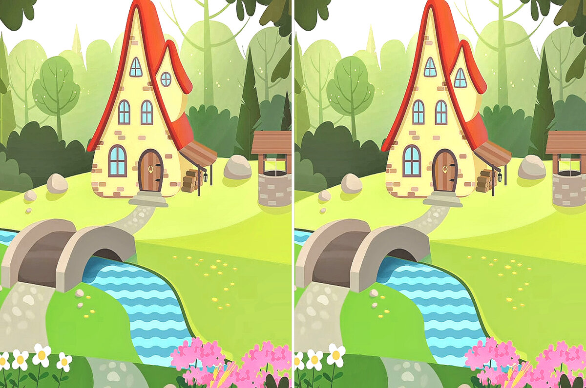 Найдите 3 отличия на рисунках. Упражнения для тренировки внимательности ...