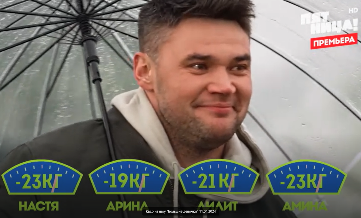 Кадр из шоу "Большие девочки"