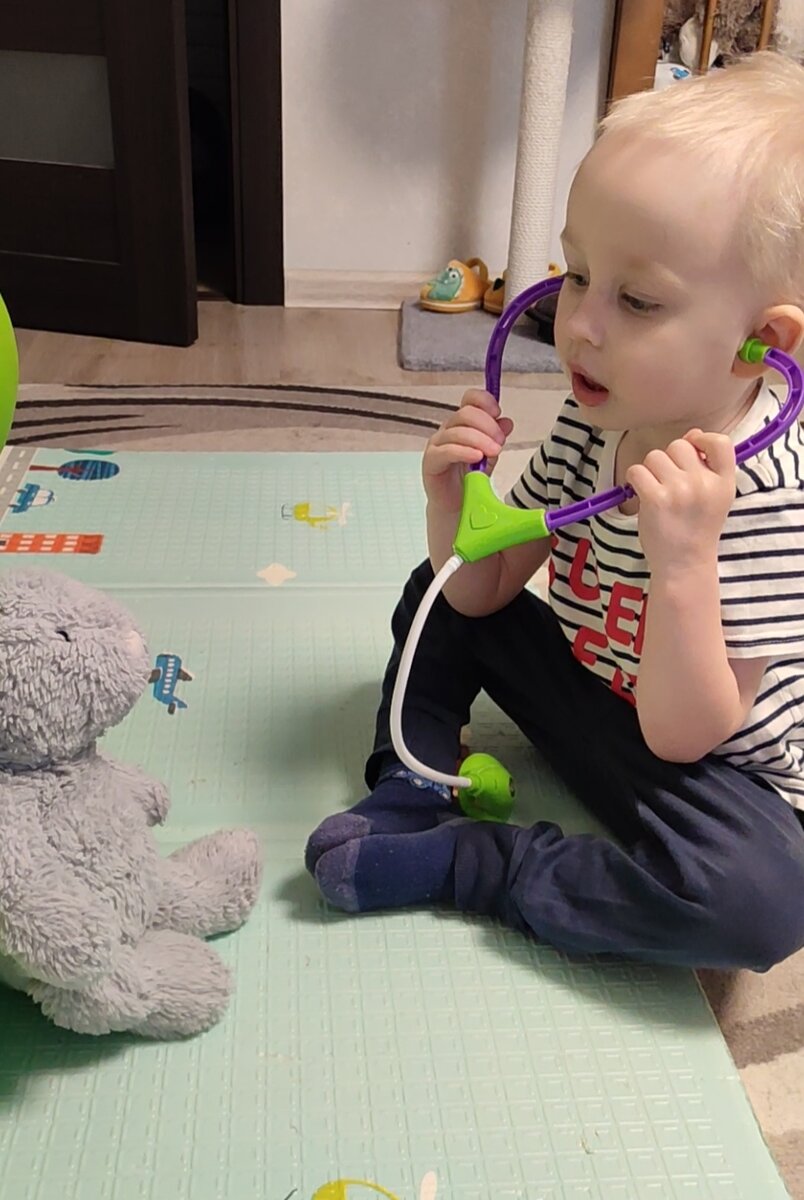 Осмотр больного зайки