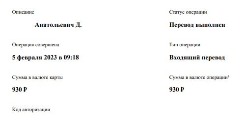 Скриншот из профиля автора - приход за значки