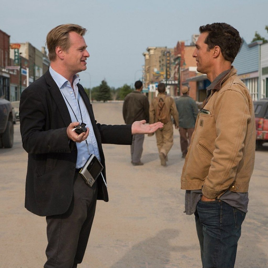 Кристофер Нолан на съемках фильма "Интерстеллар" 