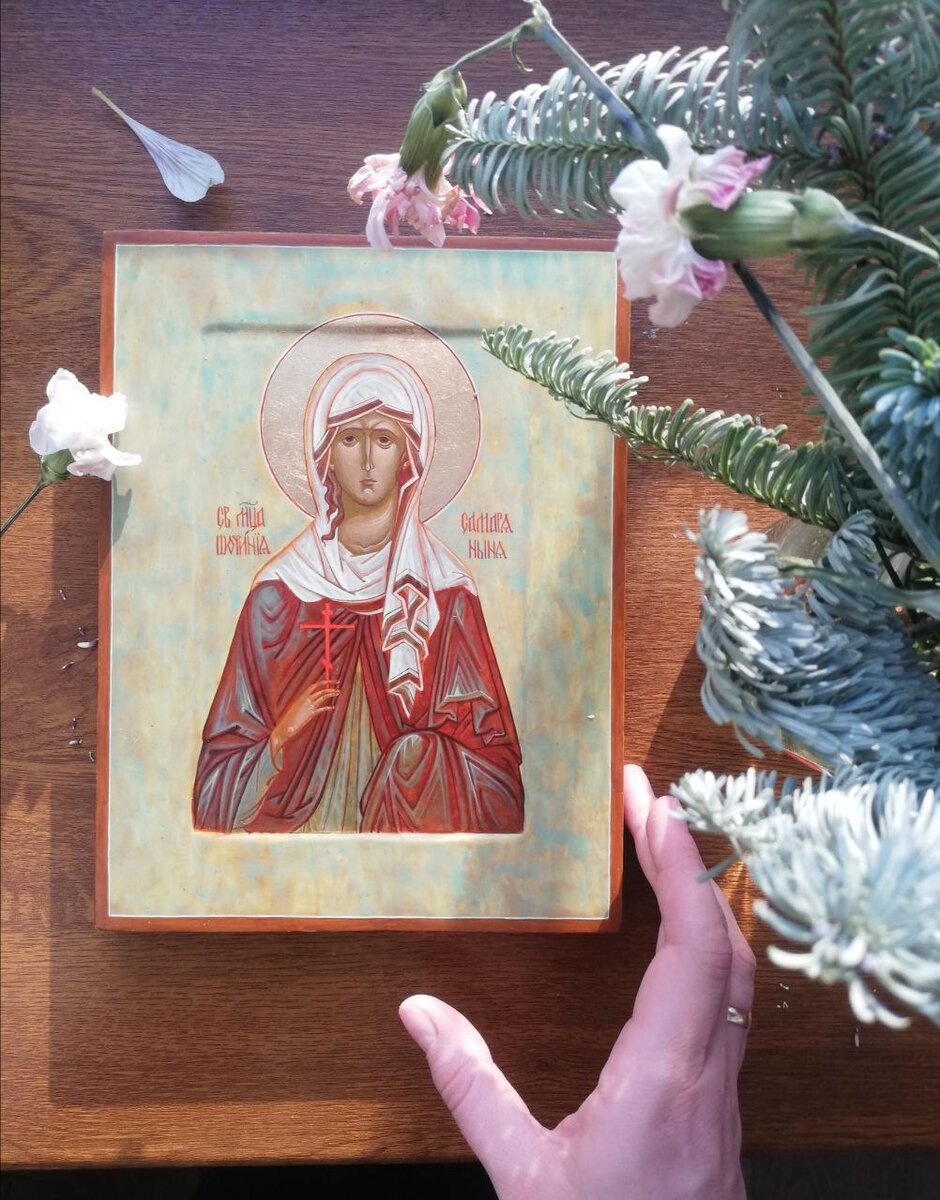 Образ Св.Муч. Фотинии Самаряныни Дерево, левкас, яичная темпера, сусальное золото, покрывной лак
2017 г.