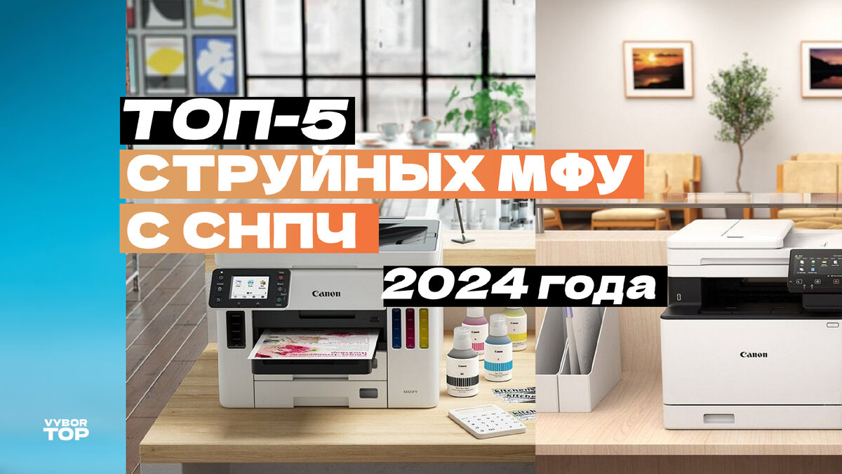 Лучшие струйные Мфу для дома и офиса с СНПЧ