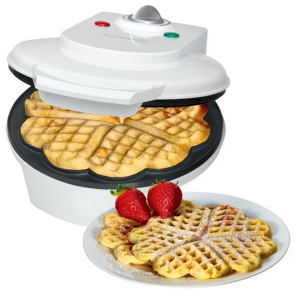 Вафельница для "бельгийских" вафель Bomann WA 5018 CB белая 