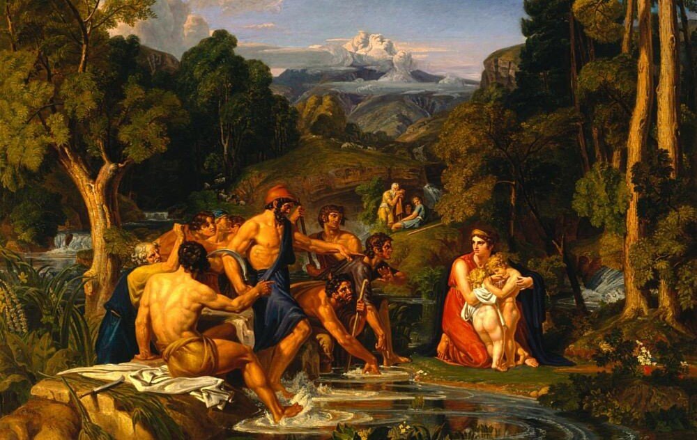 "Латона и ликийские крестьяне" - Джощуа Кристал, холст, масло