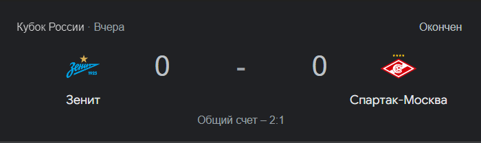 Главный тренер «Зенита» не стал молчать после нулевой ничьей в матче Кубка России против «Спартака» и резко высказался на послематчевой пресс-конференции. Что сказал тренер СБГ Сергей Семак?-2