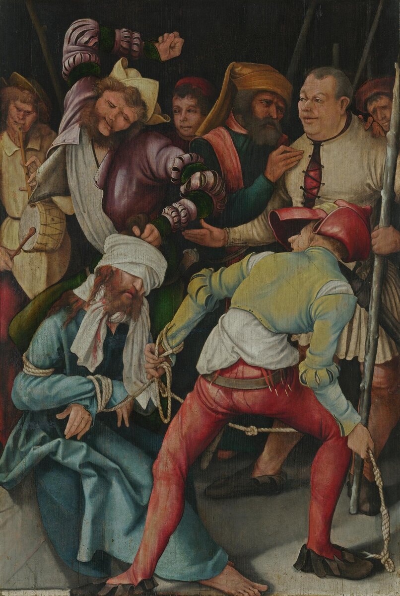 MATTHIAS GRÜNEWALD Mocking of Christ, around
1503/05