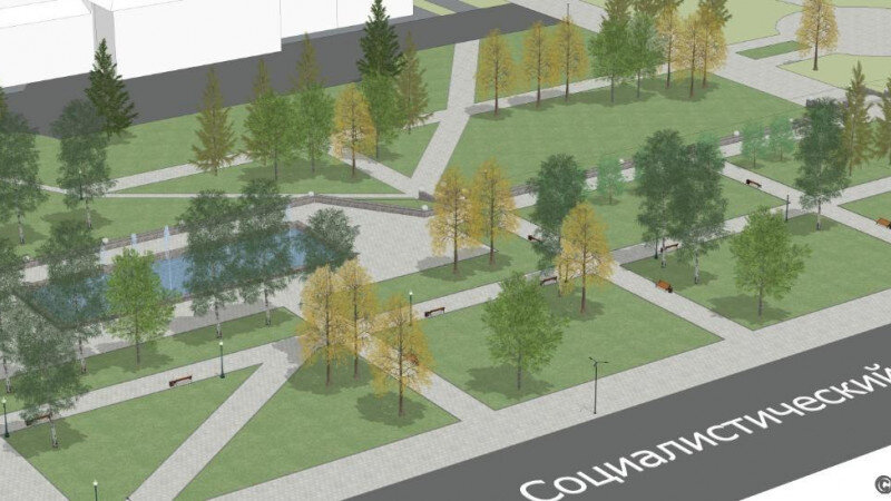     Благоустройство территорий Железнодорожного района г. Барнаула. barnaul.org