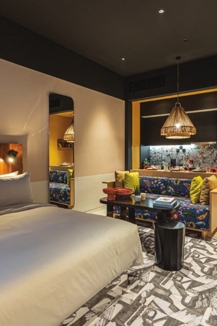 Отель Mama Shelter Dubai - фото с официального сайта застройщика отеля.