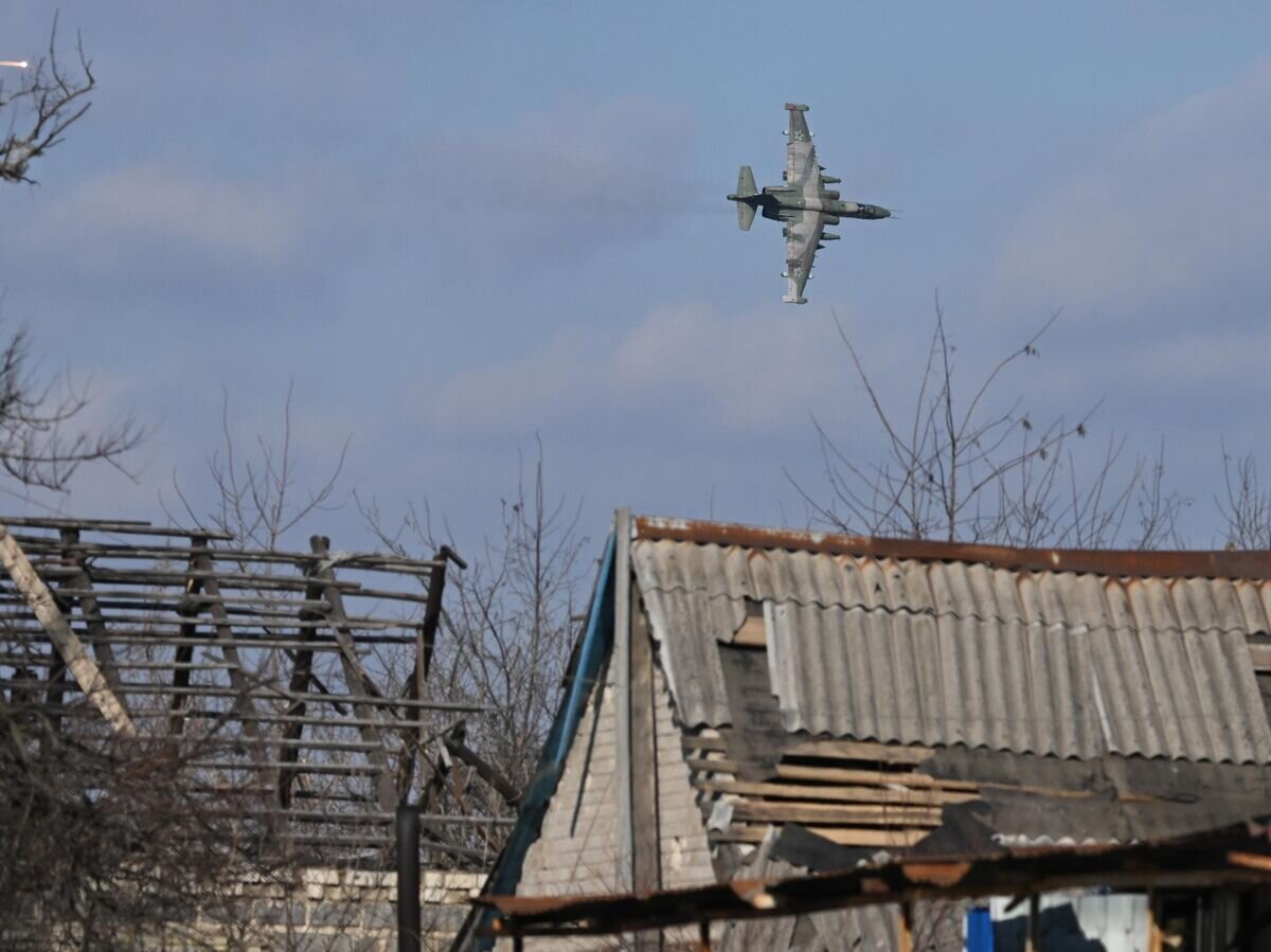    Самолет СУ-25СМ3 ВС РФ в зоне СВО© РИА Новости / Станислав Красильников