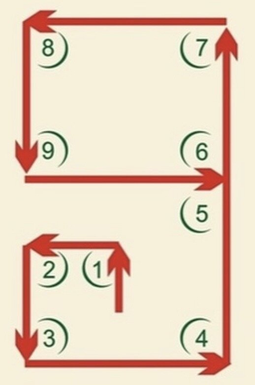 ❗️Рисуем снизу вверх❗️