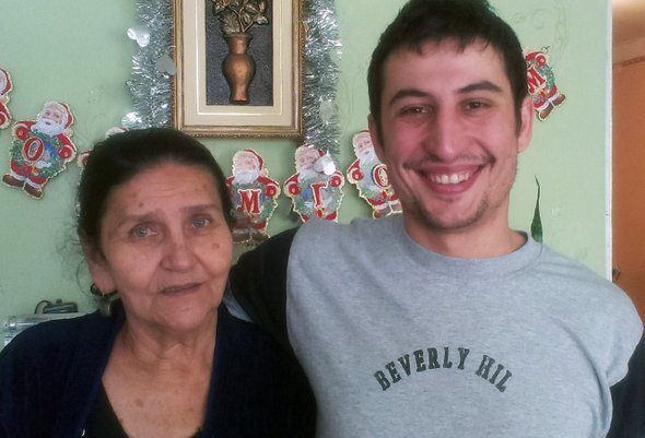    Руслан Леонтьев и Галина Джораевна