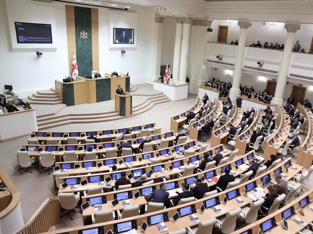   Пленарное заседание парламента Грузии© Фото : Parliament of Georgia