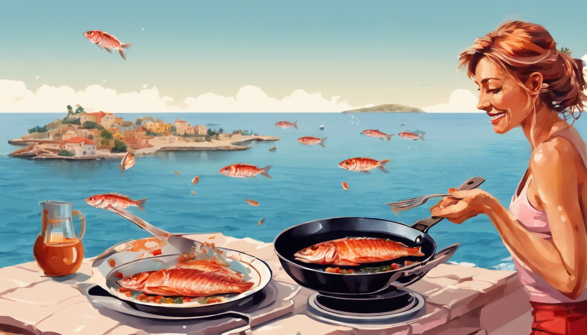 Сочинские Барабульки в стиле Советского плаката.