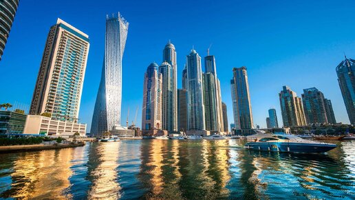 Дубай Марина. Апрель 2024. Dubai Marina. April 2024.