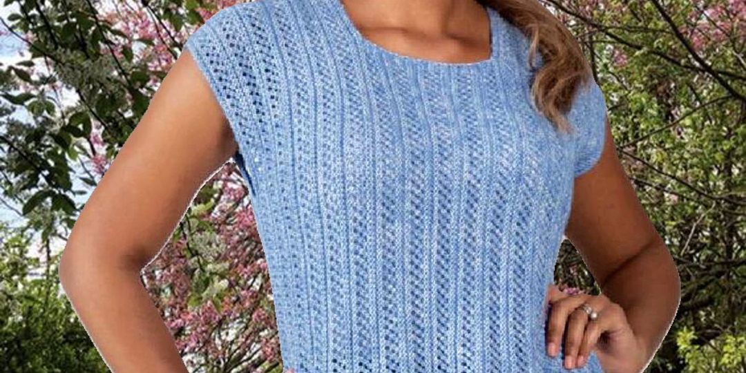 Вязаное лето в ажурах! 14 моделей спицами со схемами узоров