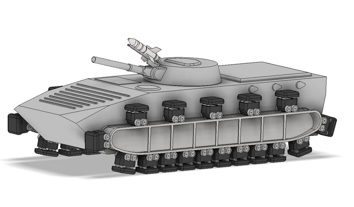БМП для езды по минам или что из себя представляет гусеничный движитель с  независимым приводом траков | Блог альтернативная история | Дзен