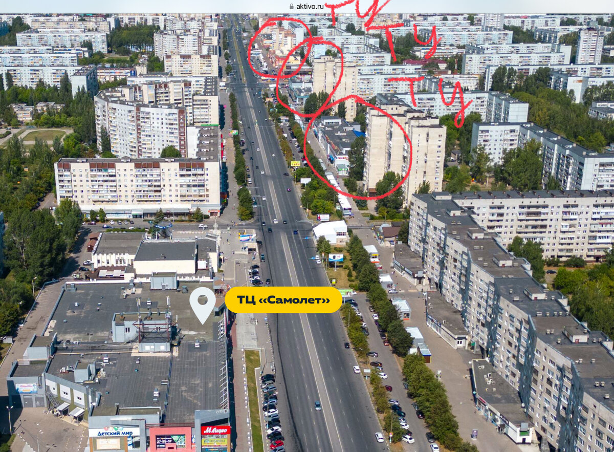 Конкурирующие ТЦ