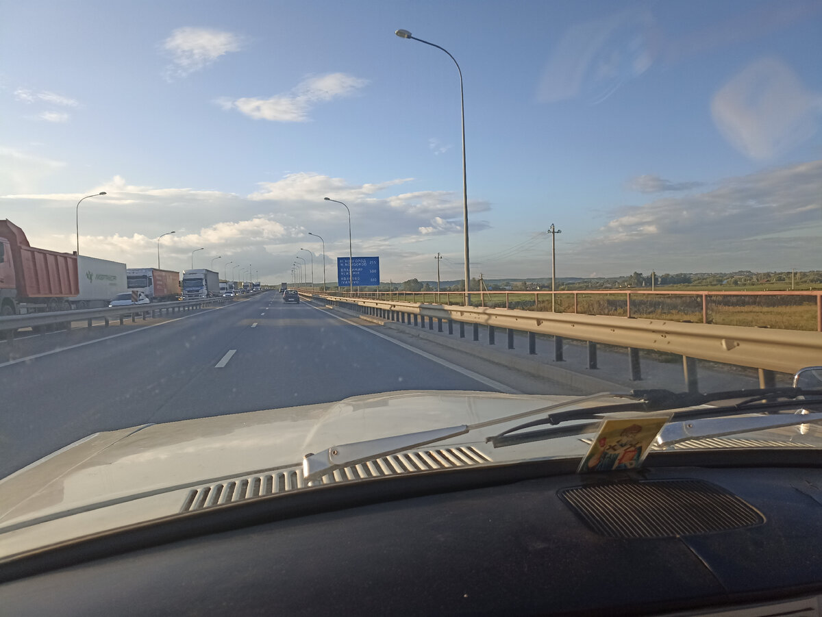 Еду по дороге М7 участок Казань+Чебоксары