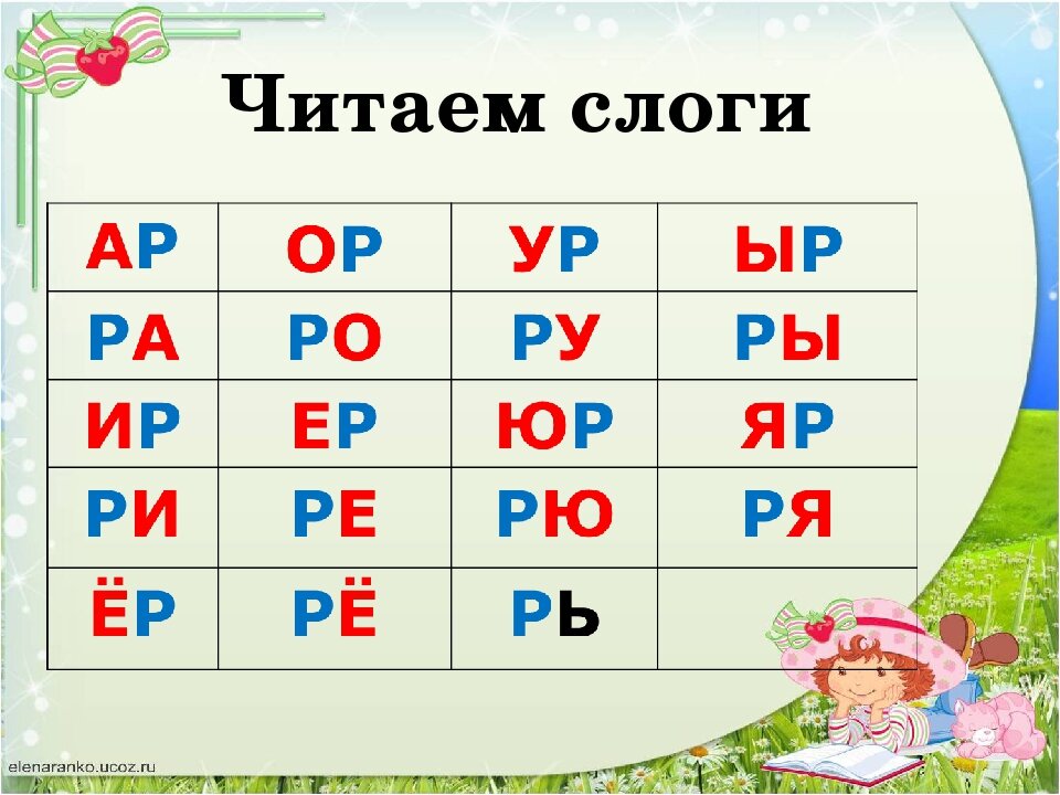 Кровать по слогам