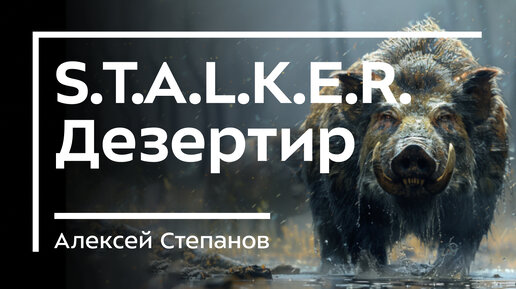 Одна из первых книг S.T.A.L.K.E.R. Дезертир / Алексей Степанов