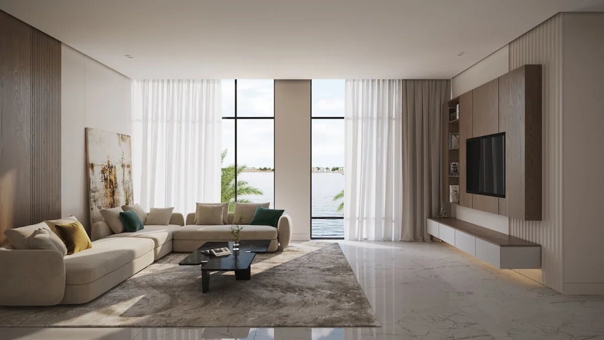 Пример оформления гостиной