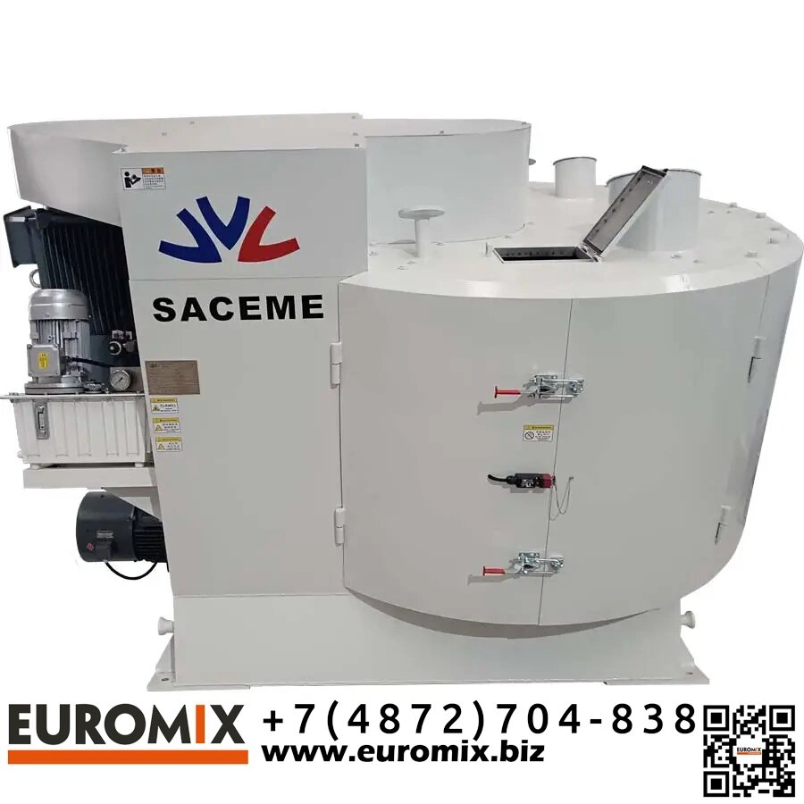 Конструкция смесителя обеспечивает: • Легкий доступ для чистки, осмотра и смены деталей благодаря большим дверцам для обслуживания • Небольшое количество деталей подлежат чистке • Дополнительные приспособления для автоматической очистки – как влажной, так и сухой • Регулируемые положения смесительного поддона для оптимального доступа • Длительный срок службы и высокую эксплуатационную готовность.
