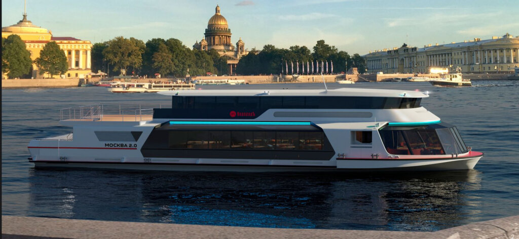 Так будет выглядеть "Москва 2.0" / Фото: "Водоходъ. Пассажирский порт"  📷
