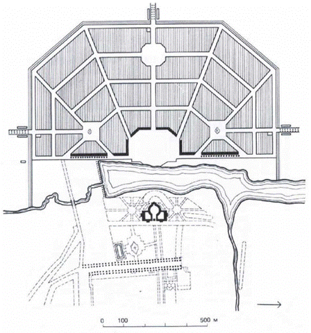 Улицы в Богородицке и правда напоминают веер.