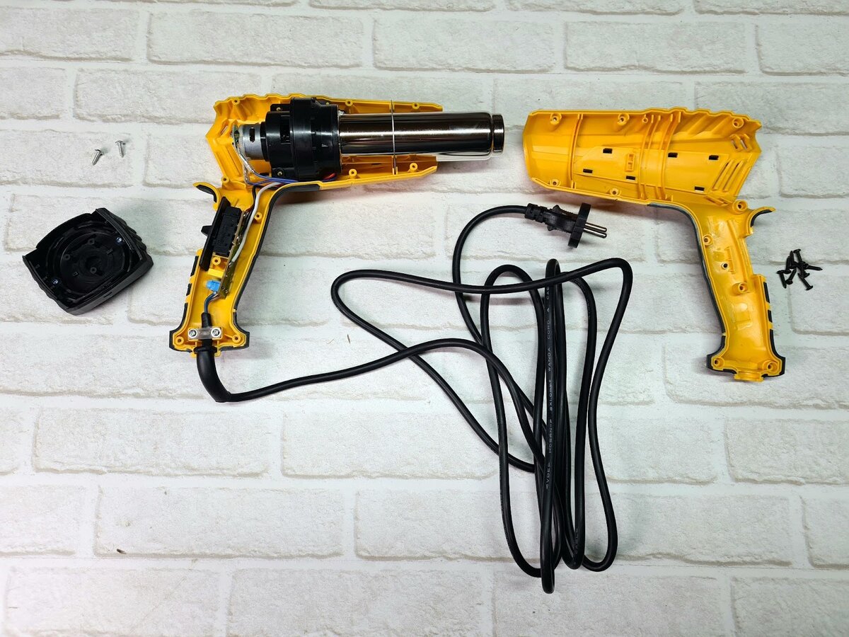 В этом обзоре познакомимся с техническим феном Denzel HGH-2000. Технические фены в народе еще называют «строительными».-14