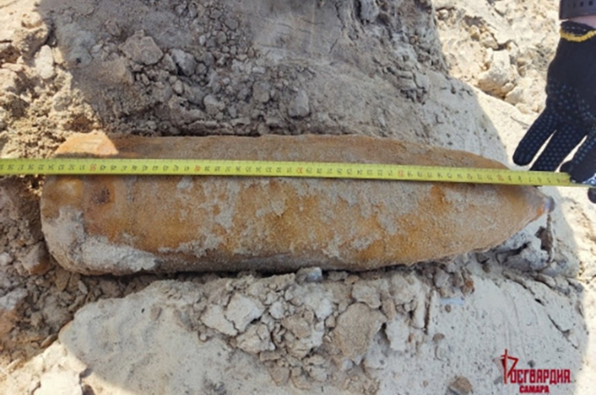    Под Сызранью нашли 155-мм немецкий снаряд времен гражданской войны