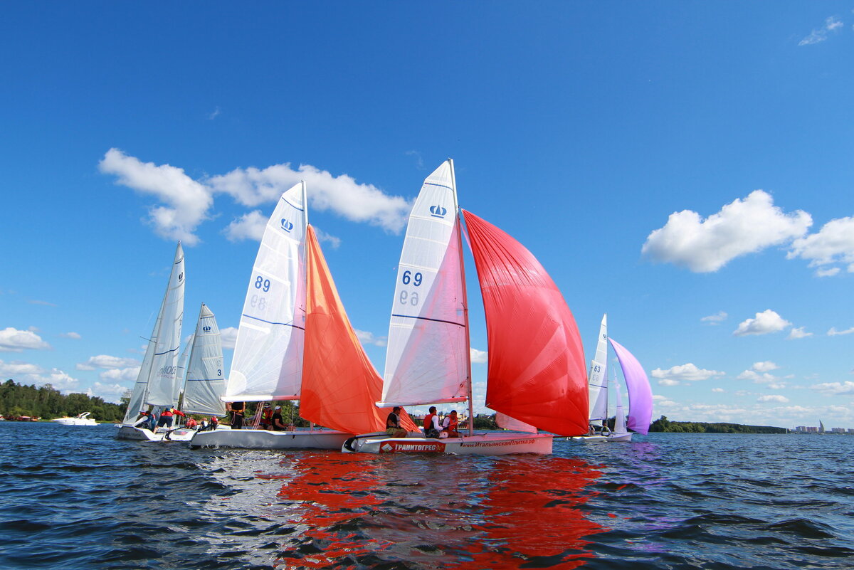 На Клязьминском водохранилище работают яхт-клубы, где можно арендовать яхту для прогулок по воде. Источник: Яндекс Карты. Автор: Ольга С