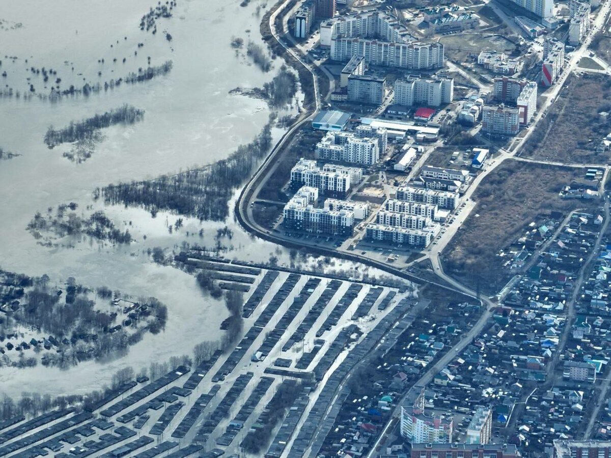Зауралье заливают вешние воды. Фото: телеграм-канал губернатора Вадима Шумкова.