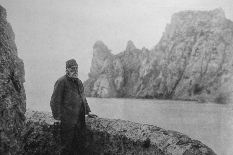 Фото Князя Голицына на тропе своего имени, найденное в интернете на сайте старых фотографий pastvu.com.