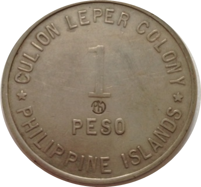 Филиппины, остров Кулион. 1 песо, 1922 год. Curved Wings.