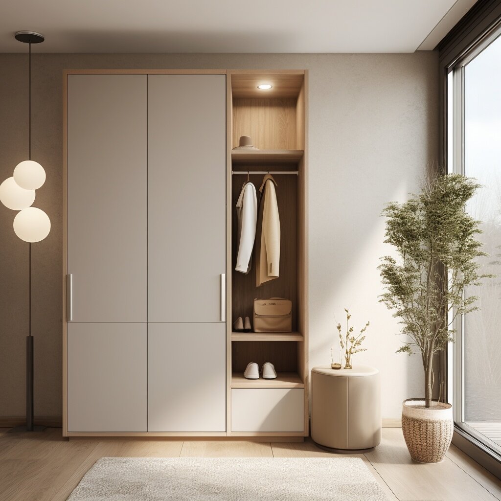 Фото шкафа в прихожую в современном стиле