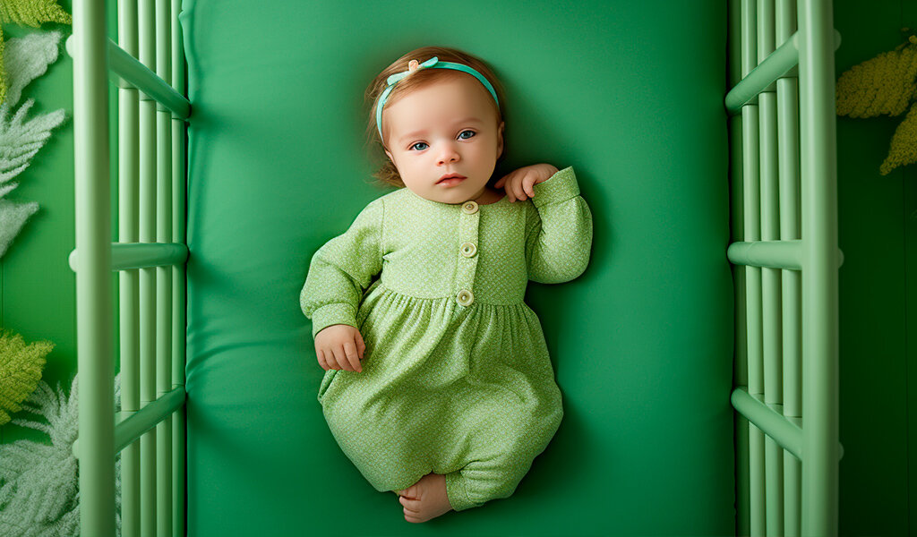     Младенец в кроватке