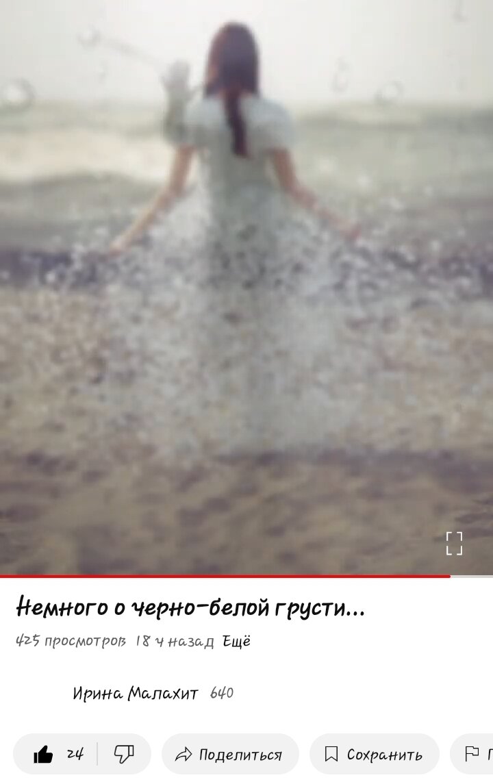 На Ютуб 425 просмотров и 24 лайка