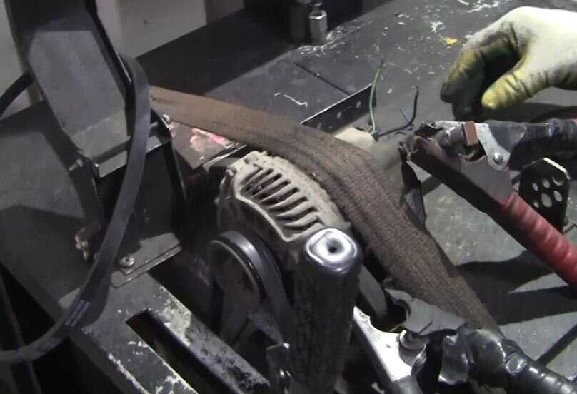 Генератор на стенде